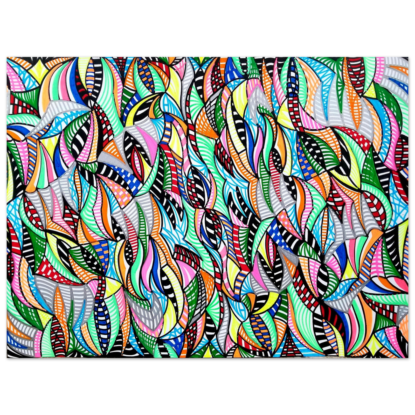 FIBER OPTIC CORAL REEF 24 X 18 PRINT