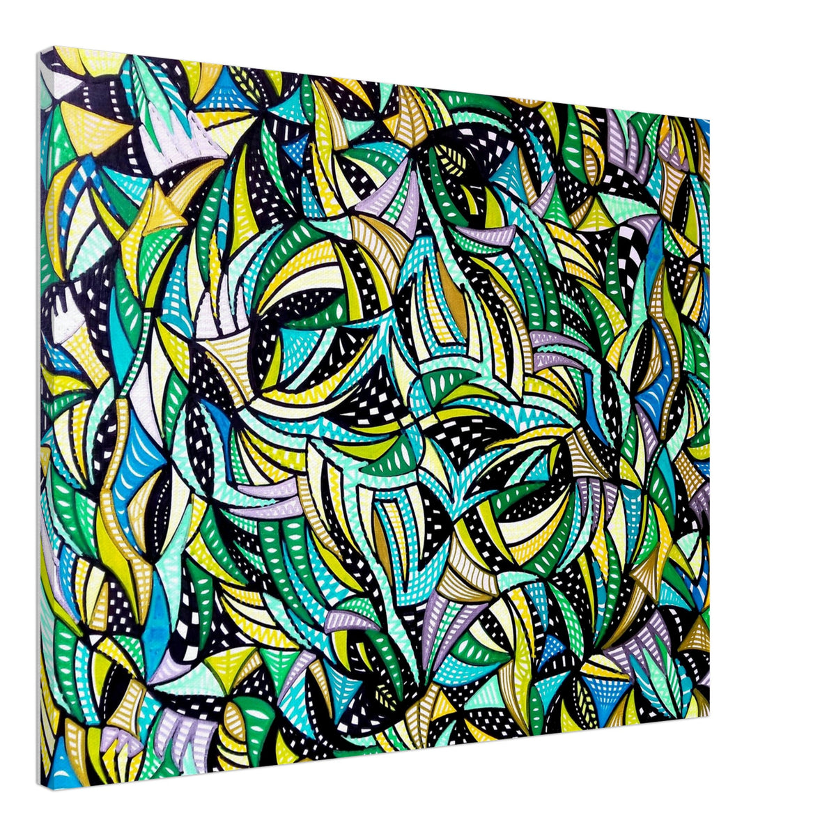 REPTILIAN VORTEX 24 X 30 CANVAS PRINT
